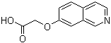 2-(7-Isoquinolinyloxy)acetic acid molecular structure (CAS 86235-60-1)