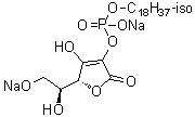 L-抗坏血酸 2-(异十八烷基磷酸氢酯)二钠盐分子结构 (CAS 862501-99-3)