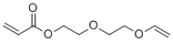 2-丙烯酸,2-[2-(乙烯基氧基)乙氧基]乙基酯分子结构 (CAS 86273-46-3)