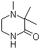 3,3,4-三甲基哌嗪-2-酮分子结构 (CAS 86290-99-5)