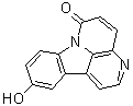 10-羟基-6H-吲哚并[3,2,1-de][1,5]萘啶-6-酮分子结构 (CAS 86293-41-6)
