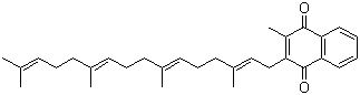structure of CAS# 863-61-6, Menatetrenone;Vitamin K2; 2-Methyl-3-[(2E,6E,10E)-3,7,11,15-tetramethylhexadeca-2,6,10,14-tetraenyl]naphthalene-1,4-dione
