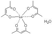 (OC-6-11)-三(2,4-戊烷二酮-O,O')镥一水合物分子结构 (CAS 86322-74-9)