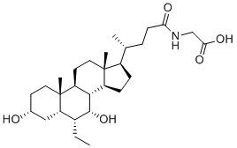 乙二醇奥贝胆酸分子结构 (CAS 863239-60-5)