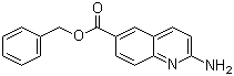 结构式 CAS# 863492-35-7, 2-氨基喹啉-6-甲酸苄酯