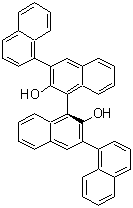 (1'S)-[1,3':1',1'':3'',1'''-Quaternaphthalene]-2',2''-diol molecular structure (CAS 863659-88-5)