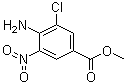 结构式 CAS# 863886-04-8, 4-氨基-3-氯-5-硝基苯甲酸甲酯