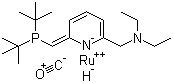 结构式 CAS# 863971-63-5, 米尔斯坦催化剂; [6-(二叔丁基膦亚甲基)-2-(N,N-二乙基氨基甲基)-1,6-二氢吡啶]羰基氢化钌