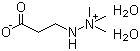 structure of CAS# 86426-17-7, Mildronate dihydrate;3-(2,2,2-Trimethylhydrazinium)propionate dihydrate