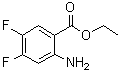 2-Amino-4,5-difluorobenzoic acid ethyl ester molecular structure (CAS 864293-36-7)