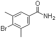 4-Bromo-3,5-dimethylbenzamide molecular structure (CAS 864825-81-0)