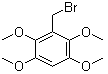 3-(Bromomethyl)-1,2,4,5-tetramethoxybenzene molecular structure (CAS 86489-89-6)