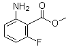 2-Amino-6-fluorobenzoic acid methyl ester molecular structure (CAS 86505-94-4)