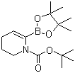 N-Boc-3,4-Dihydropyridine-6-boronic acid pinacol ester molecular structure (CAS 865245-32-5)
