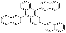 2,9,10-Tris(2-naphthyl)anthracene molecular structure (CAS 865435-18-3)