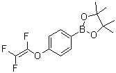 structure of CAS# 865485-85-4, 4,4,5,5-Tetramethyl-2-[4-[(1,2,2-trifluoroethenyl)oxy]phenyl]-1,3,2-dioxaborolane