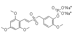 Briciclib sodium molecular structure (CAS 865784-01-6)