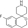 7-Fluoro-3,4-dihydrospiro[isochromene-1,4'-piperidine] molecular structure (CAS 866029-25-6)