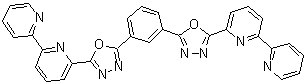 1,3-Bis[2-(2,2'-bipyridin-6-yl)-1,3,4-oxadiazol-5-yl]benzene molecular structure (CAS 866117-19-3)
