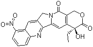 结构式 CAS# 86639-62-5, 9-硝基喜树碱
