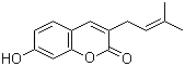 7-Hydroxy-3-prenylcoumarin molecular structure (CAS 86654-26-4)