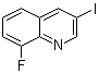 8-Fluoro-3-iodoquinoline molecular structure (CAS 866782-59-4)