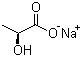 L-乳酸钠分子结构 (CAS 867-56-1)