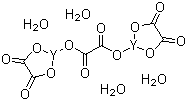 Yttrium oxalate tetrahydrate molecular structure (CAS 867-68-5)