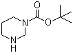 四氢嘧啶-1(2H)-甲酸叔丁酯分子结构 (CAS 867065-85-8)