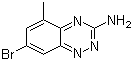 7-Bromo-5-methylbenzo[e][1,2,4]triazin-3-amine molecular structure (CAS 867330-26-5)