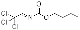 (2,2,2-三氯乙亚基)氨基甲酸丁酯分子结构 (CAS 86797-38-8)
