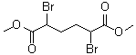 2,5-二溴己二酸二甲酯分子结构 (CAS 868-72-4)