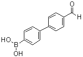 (4'-甲酰基[1,1'-联苯]-4-基)硼酸分子结构 (CAS 868046-59-7)