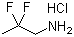 structure of CAS# 868241-48-9, 2,2-Difluoropropylamine hydrochloride;2,2-Difluoropropan-1-amine hydrochloride