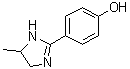 4-(4,5-Dihydro-5-methyl-1H-imidazol-2-yl)phenol molecular structure (CAS 868260-15-5)