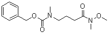 [4-(Methoxymethylamino)-4-oxobutyl]methylcarbamic acid phenylmethyl ester molecular structure (CAS 868618-71-7)