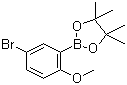 5-Bromo-2-methoxyphenylboronic acid pinacol ester molecular structure (CAS 868629-78-1)