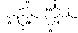 structure of CAS# 869-52-3, Triethylenetetraminehexaacetic acid;TTHA; Triethylenetetramine-N,N,N',N'',N''',N'''-hexaacetic acid