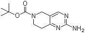 2-Amino-7,8-dihydropyrido[4,3-d]pyrimidine-6(5H)-carboxylic acid tert-butyl ester molecular structure (CAS 869198-95-8)