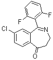 8-Chloro-1-(2,6-difluorophenyl)-3H-benzo[c]azepin-5(4H)-one molecular structure (CAS 869366-09-6)