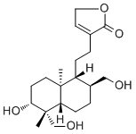 14-Deoxy-17-hydroxyandrographolide molecular structure (CAS 869384-82-7)