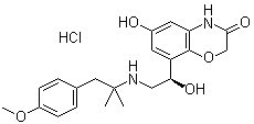 盐酸奥达特罗分子结构 (CAS 869477-96-3)