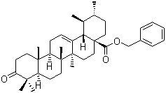 Ursonic acid benzyl ester molecular structure (CAS 869788-71-6)