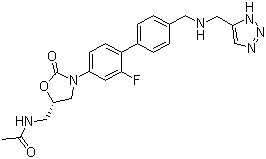 Radezolid molecular structure (CAS 869884-78-6)
