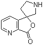 structure of CAS# 869969-57-3, Spiro[furo[3,4-b]pyridine-5(7H),3'-pyrrolidin]-7-one;7H-Spiro[furo[3,4-b]pyridine-5,3'-pyrrolidin]-7-one