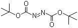 偶氮二甲酸二叔丁酯分子结构 (CAS 870-50-8)