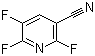 3-氰基-2,5,6-三氟吡啶分子结构 (CAS 870065-73-9)
