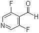 3,5-Difluoropyridine-4-carboxaldehyde molecular structure (CAS 870234-98-3)