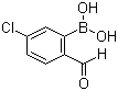 5-Chloro-2-formylphenylboronic acid molecular structure (CAS 870238-36-1)