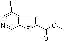 结构式 CAS# 870243-23-5, 4-氟噻吩并[2,3-c]吡啶-2-羧酸甲酯